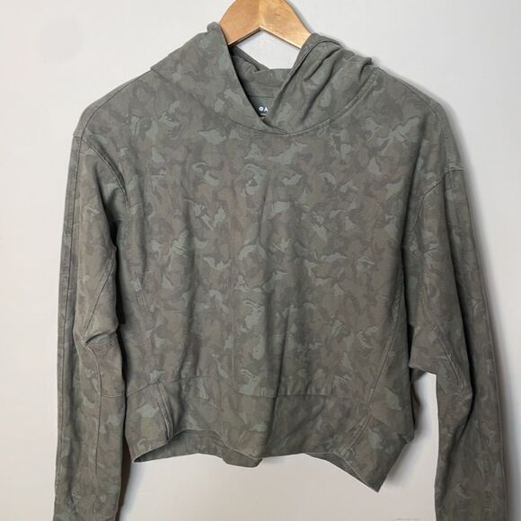 Athleta Farallon Camo Hooded Sweatshirt XS - Picture 5 of 10